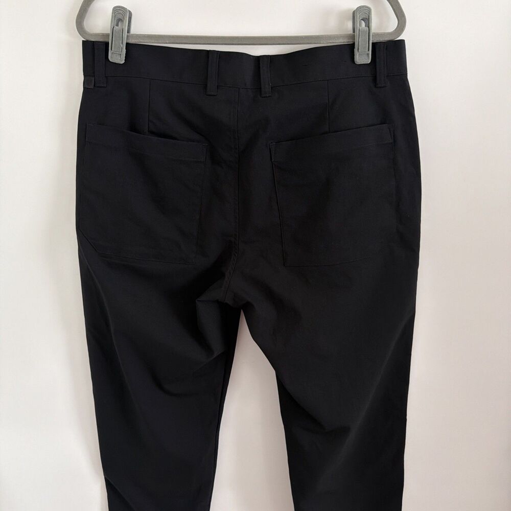 Lululemon Pants Mens Sz 34 Black ABC Slim Tapered Twill Performance Trousers - Picture 7 of 16